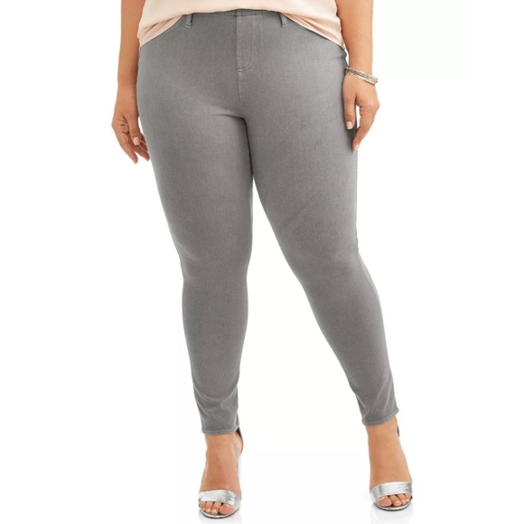 New Terra Sky Grey Denim Skinny Ankle 
